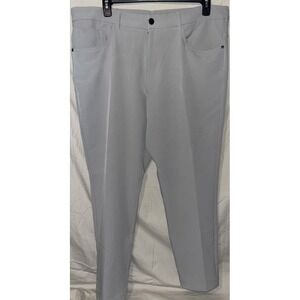 Panama Jack Pants Mens 40x30 Flat Golf Tech‎ Performance Stretch Chino Khaki New